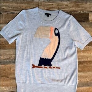 J Crew (not outlet!) Toucan sweater top